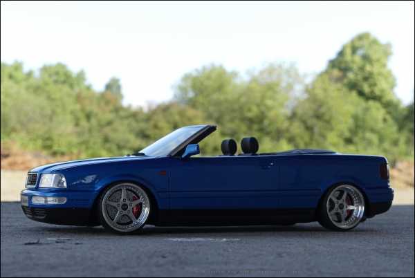 1:18 Audi 80 2.8 V6 Cabrio "Kingfisher Blue Edition